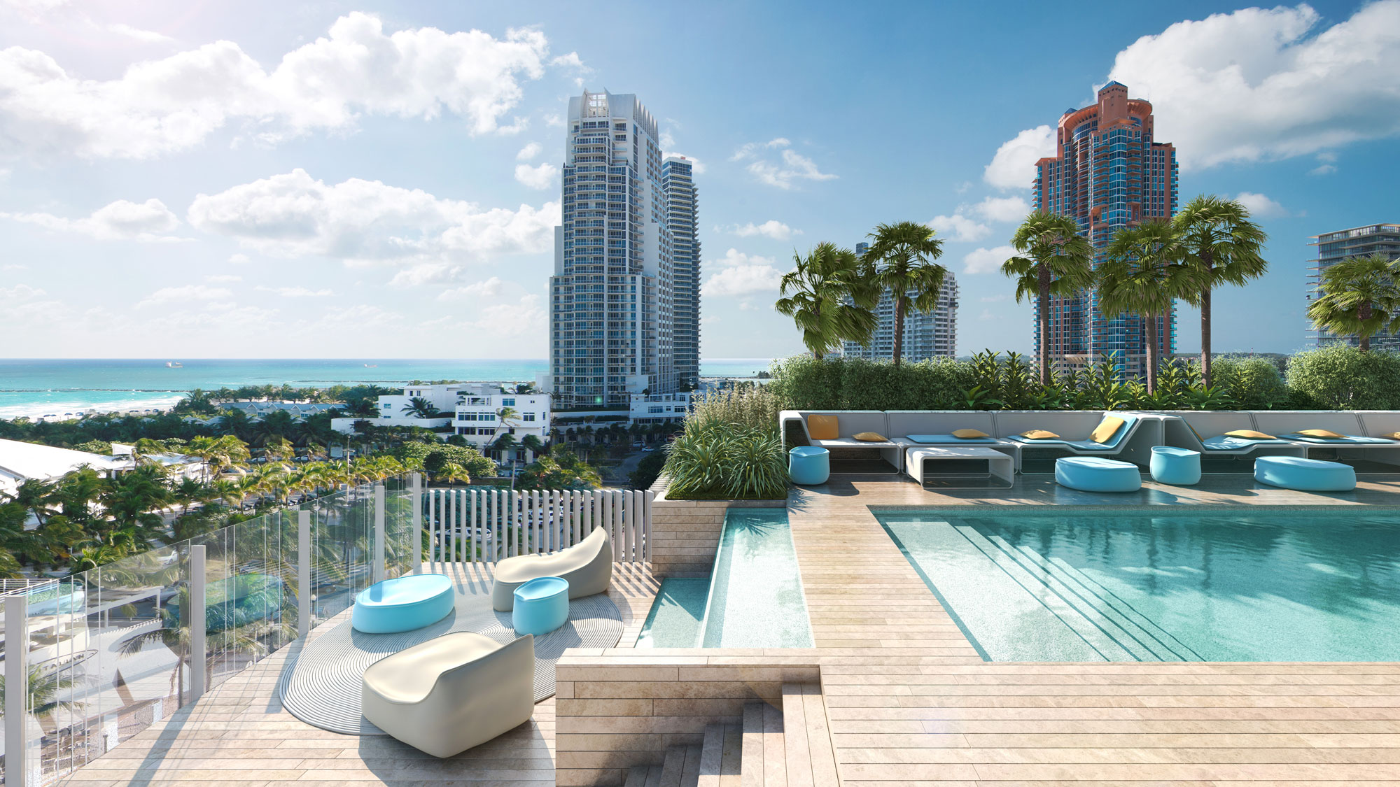 Glass-luxury-condos-pool - New Build Homes