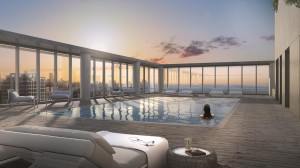Roof deck - Pre-construction luxury condos at The Grove at Grand Bay