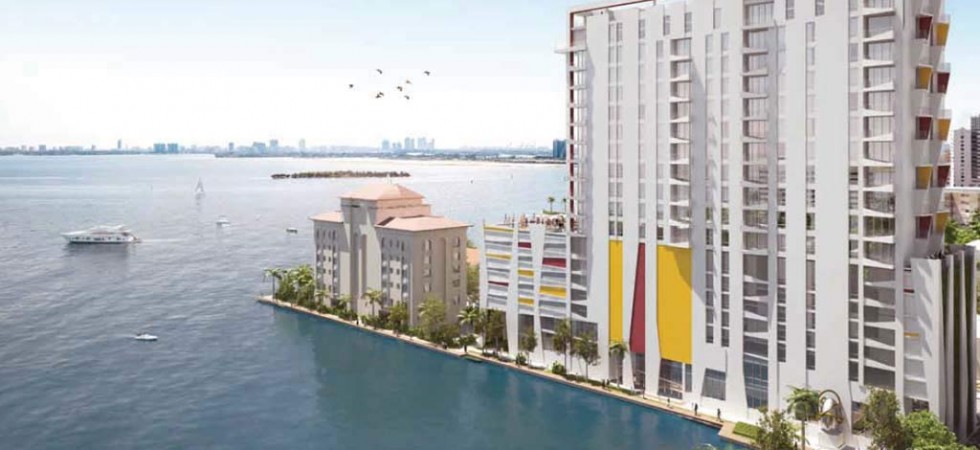 The Crimson en Mid-Town Oriente Edgewater condominios frente al mar en venta